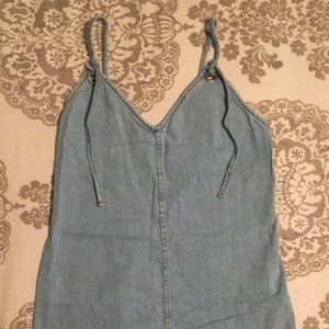 BERSHKA JEAN DENIM DRESS